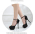 Elegant Peep Toe Platform High Heels Pumps for Women - Stylish Wedding Shoes with Stiletto Heels & Slingback Design Perfect for Brides and Special Occasions